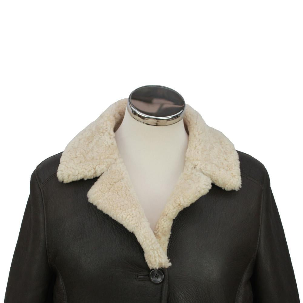 Ladies 'Rhianna' Leather Sheepskin Flying Jacket