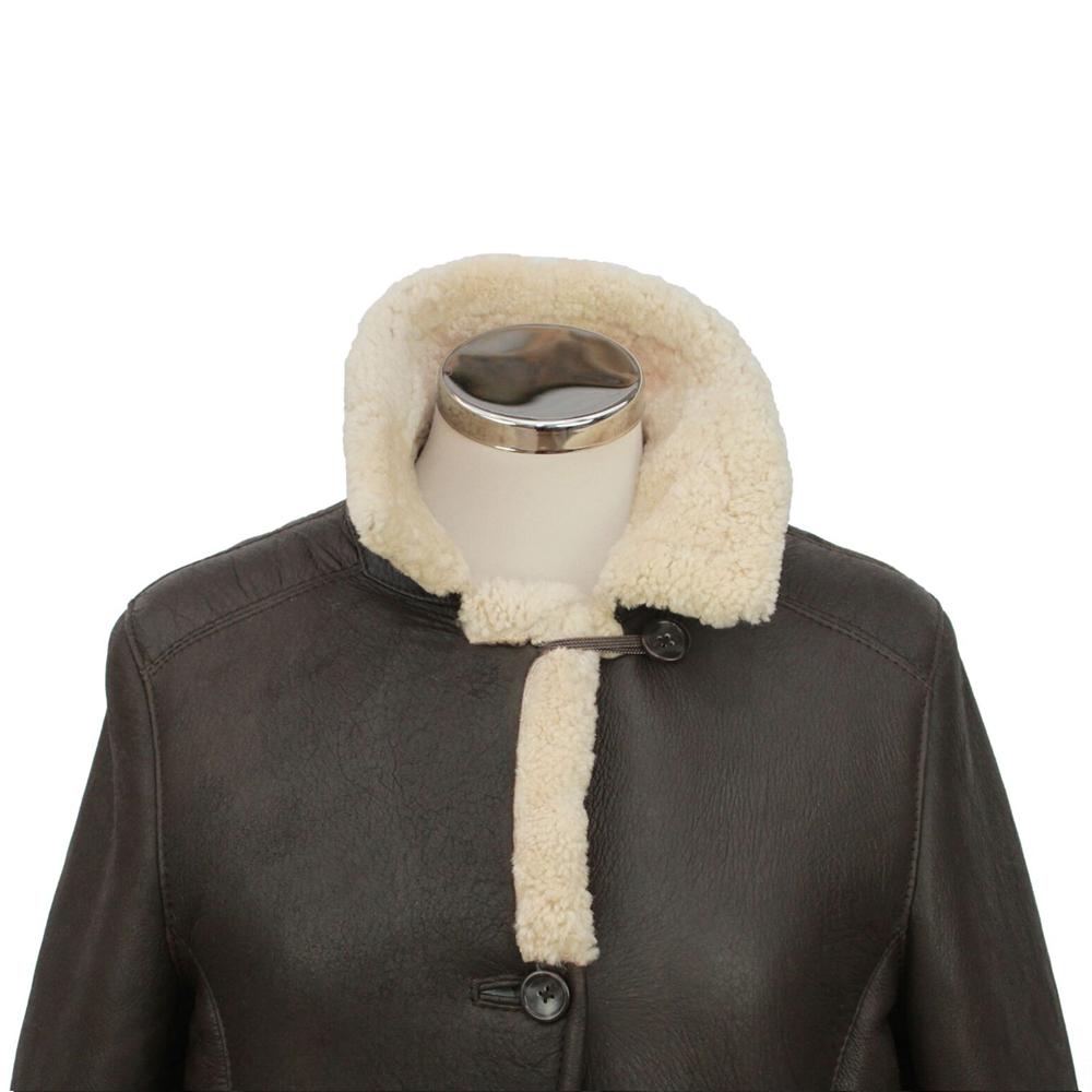 Ladies 'Rhianna' Leather Sheepskin Flying Jacket