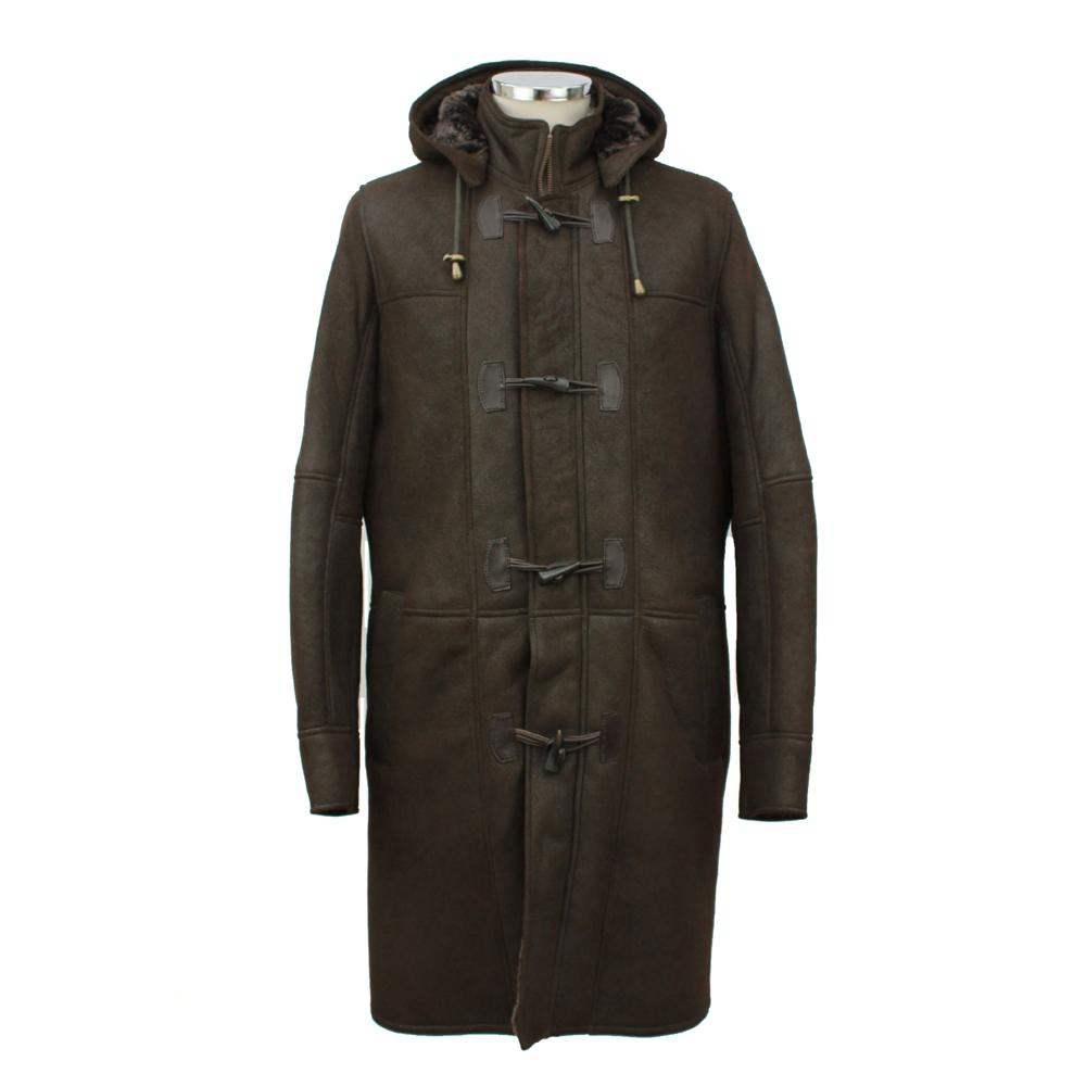 Mens 'John' Suede Sheepskin Duffle Coat