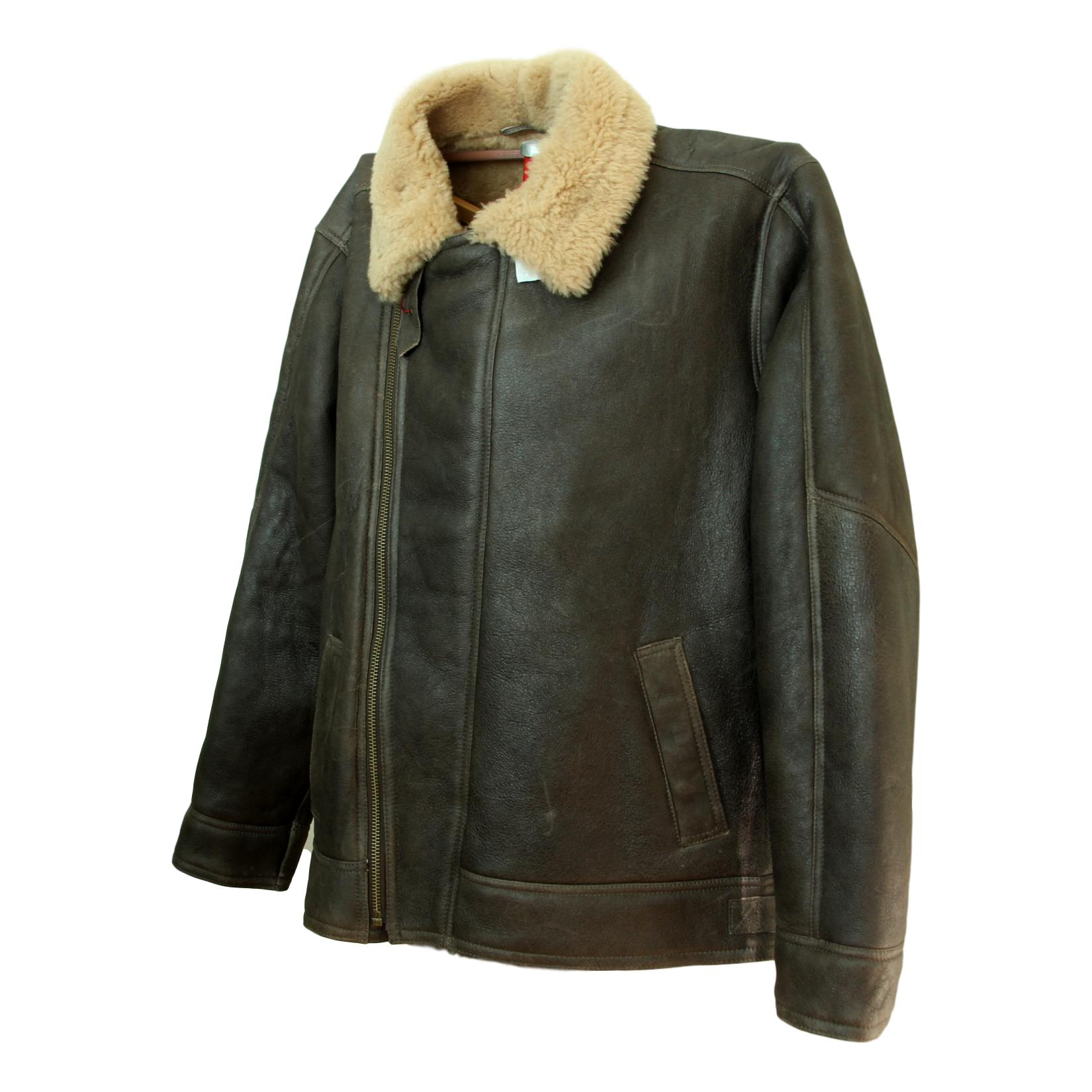 Mens 'Blenheim' Leather Sheepskin Jacket