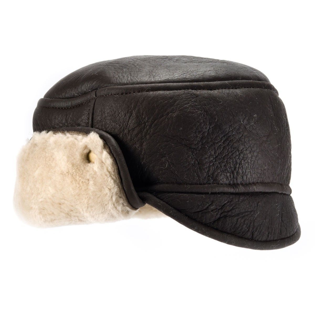 Mens 'Caxton' Trapper Sheepskin Hat