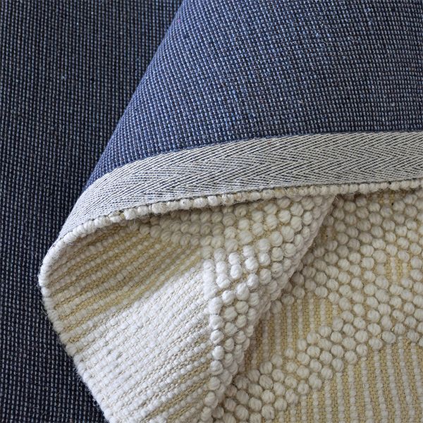 Ivory & Beige 'Partie' Textured Wool Hand Woven Rug