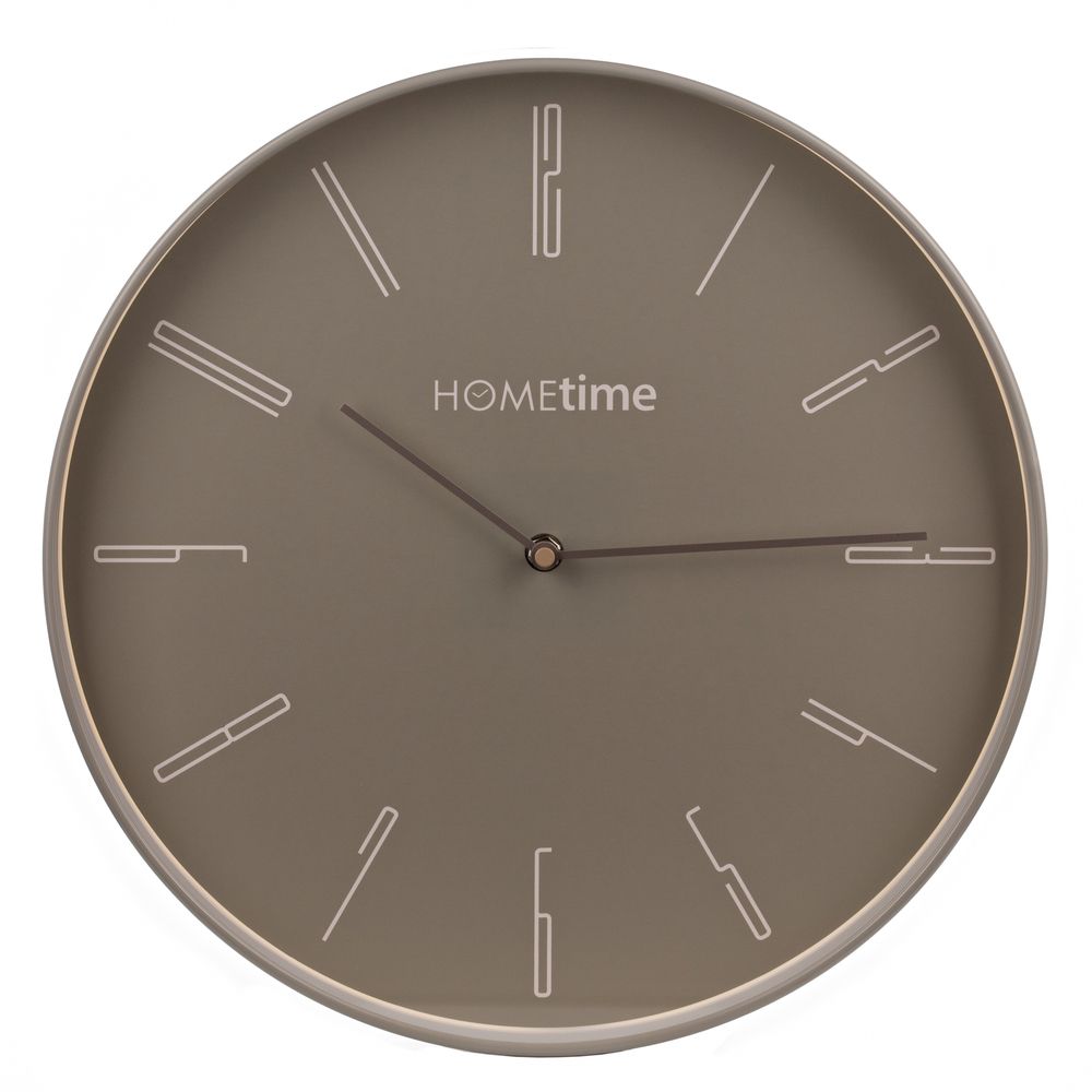Hometime Grey Modern Wall Clock